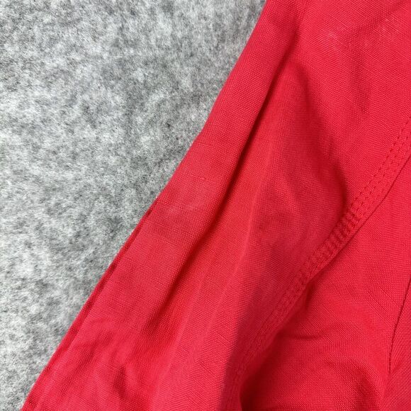 Elevenses Anthropologie Blazer Womens 12 Linen Blend Military Peplum Jacket* - Picture 9 of 16